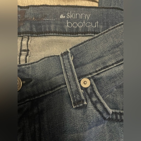 NWT 7 For All Mankind The Skinny Bootcut Jeans - Picture 9 of 9
